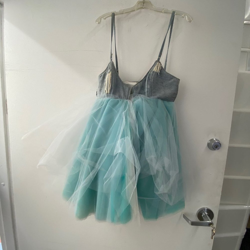 Maggie Barry Denim top Tulle Dress,